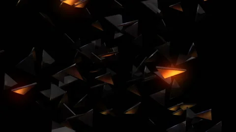 Triangular Space 3D looped seamless footage Stock Footage 160627635