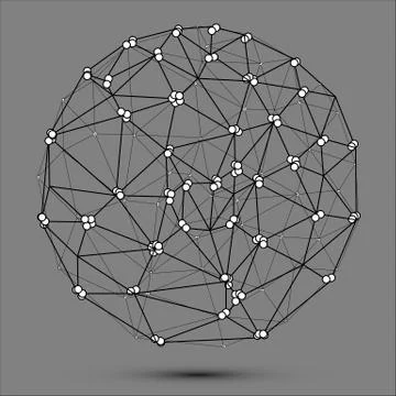 Triangular sphere logo イラスト素材