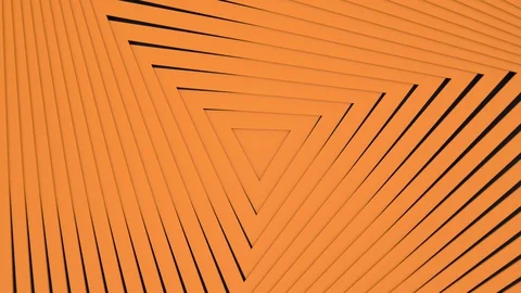 Triangular spiral twisted shapes, rotating triangles, loop geometric background Stock Footage 129640264