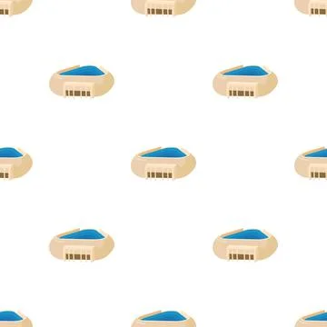 Triangular stadium pattern seamless vector Stock Illustration