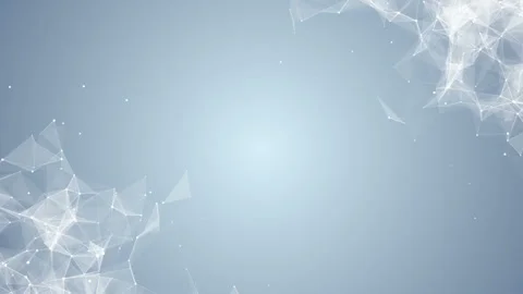 Triangular structure.Plexus structure evolving in organic motion. Abstract Stock Footage 95450368