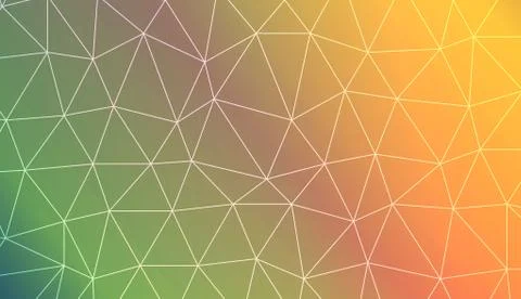 Triangular style. Modern pattern for a brand book. Vector illustration. Creat Illustrazione stock