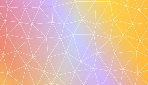 Triangular style. Modern pattern for a brand book. Vector illustration. Creat Illustrazione stock