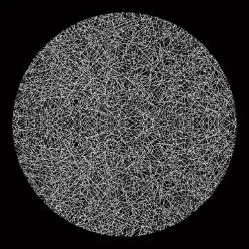 Triangular vector mesh round element for design proect イラスト素材