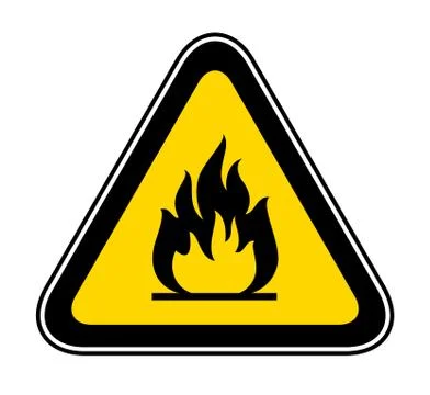 Triangular Warning Hazard Symbol Stock Illustration
