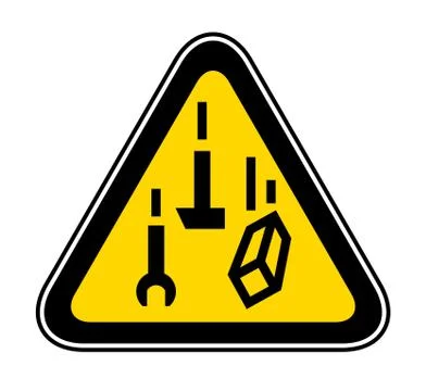 Triangular Warning Hazard Symbol Stock Illustration