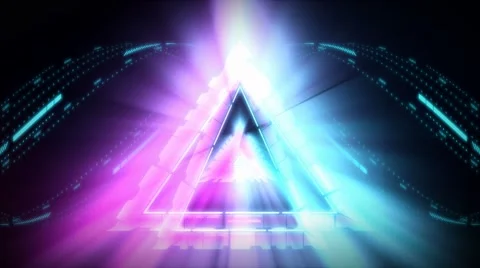 Triangulated Live VJ Loop Animation Graphics 스톡 동영상 56452311