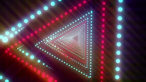 Triangulation Perforated Visual Stock Footage 83681634