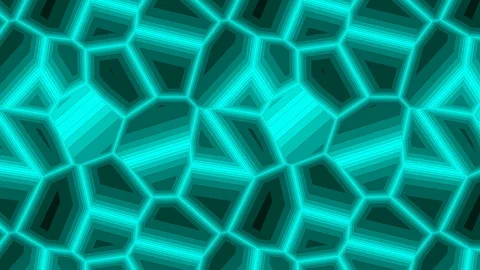 Triangulation shapes - triangles mosaic with geometry ornament, 3d render Stock Footage 112974811