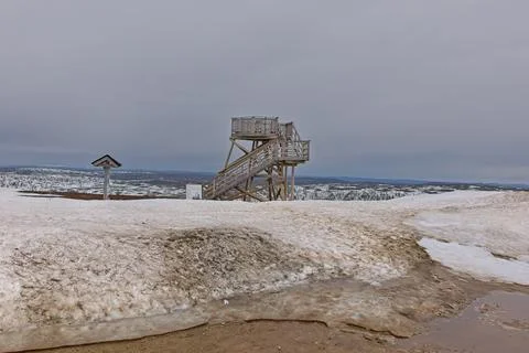 Triangulation tower. Stock Photos