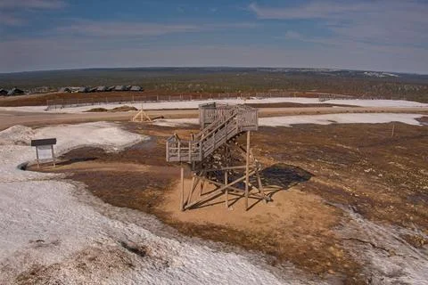 Triangulation tower. Foto stock