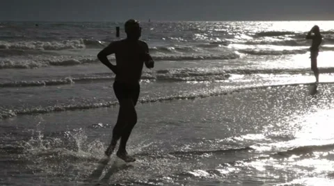 Triathlon in 1080p Stock Footage 36465241