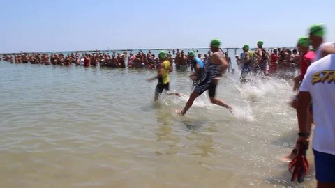 Triatlon Stock Footage 124726856