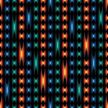 Tribal abstract seamless pattern aztec geometric background Illustrazione stock