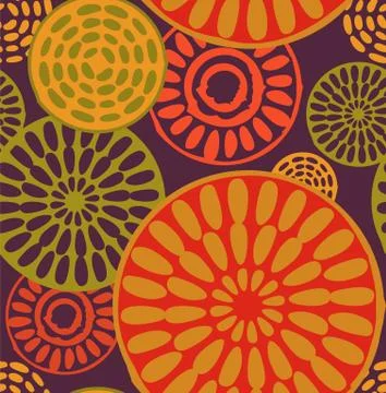 Tribal, African, simple seamless pattern Stock Illustration