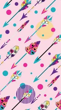 Tribal arrows design Stockillustratie