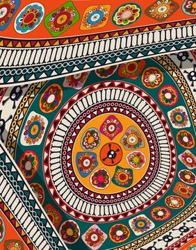 Tribal art background composition vector illustration Illustrazione stock