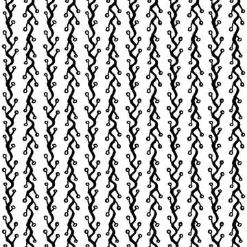 Tribal art boho seamless pattern. Stock Illustration