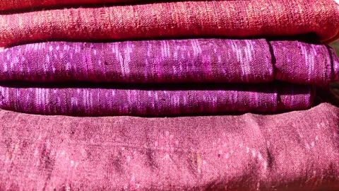 Tribal Asian ikat pattern Stock Footage 229087190