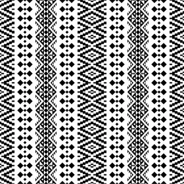 Tribal aztec seamless pattern texture background Illustrazione stock