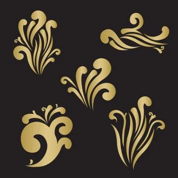 Tribal element set. Stock Illustration