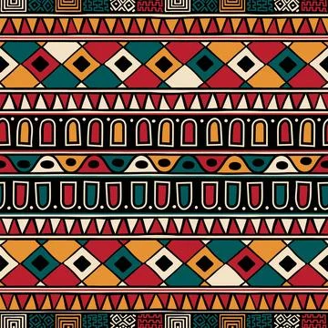 Tribal ethnic background Vector seamless pattern design for background carpet イラスト素材