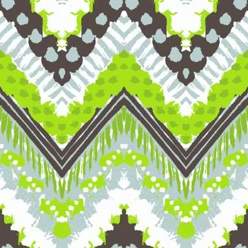 Tribal ethnic seamless pattern Stock Illustration