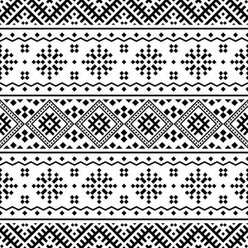Tribal ethnic seamless pattern Stock Illustration