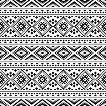 Tribal ethnic seamless pattern Stock Illustration