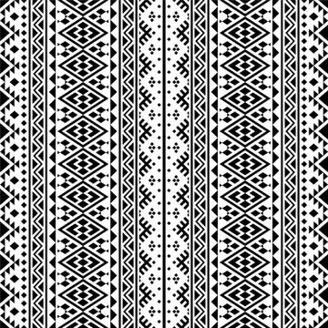 Tribal ethnic seamless pattern texture design vector 스톡 일러스트