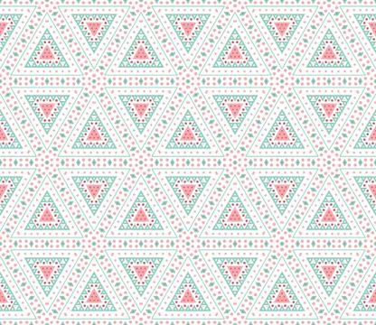 Tribal ethnic seamless pattern. Vector illustration for your cut Stockillustratie
