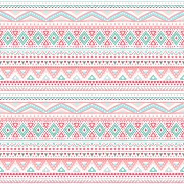 Tribal ethnic seamless stripe pattern. illustration Stock Illustration
