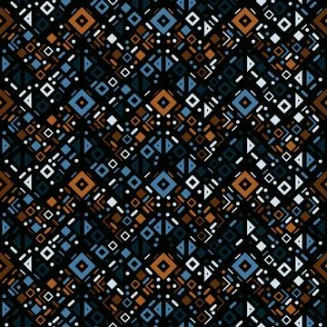 Tribal ethnic seamless striped pattern in Aztec style. Ikat geometric folk decor Stock Illustration