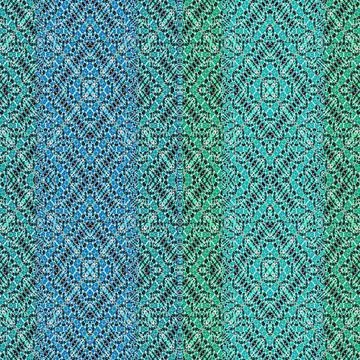 Tribal Fabric Seamless Pattern Digital style technique modern abstract geo... Stock Photos