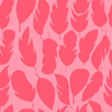 Tribal feather seamless pattern background bird nature wing element vector Illustrazione stock