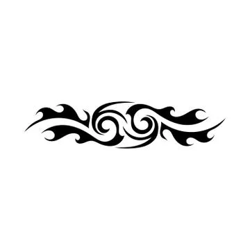 Tribal flame vector symbol image template Stock Illustration