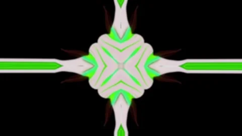 Tribal fluid waves. Seamless looping. Stock Footage 260791218