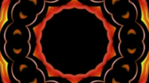 Tribal fluid waves. Seamless looping. Stock Footage 260793942