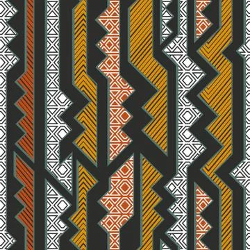 Tribal geometric pattern Stock Illustration