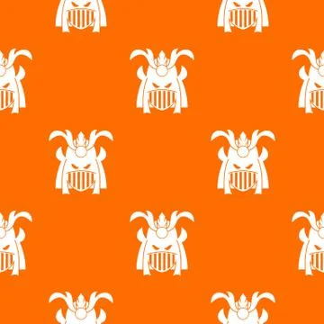 Tribal helmet pattern seamless 스톡 일러스트