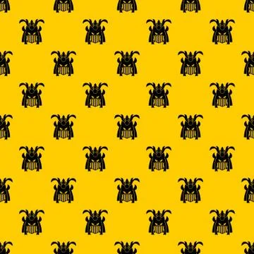 Tribal helmet pattern vector Stock Illustration