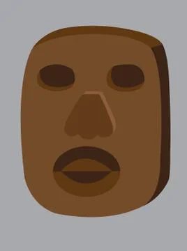 Tribal mask Stock Illustration