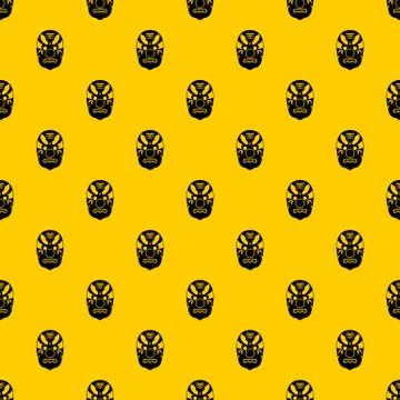 Tribal mask pattern vector Illustrazione stock