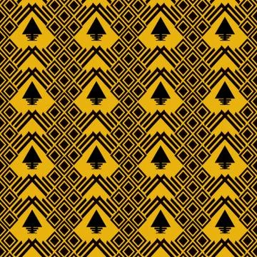 Tribal Navajo vector seamless pattern. aztec fancy abstract geometric art pri Stock Illustration