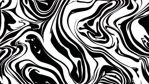 Tribal Pattern In Black And White 9 Vídeo Stock 280191360