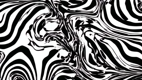 Tribal Pattern In Black And White 10 Vídeo Stock 280191527