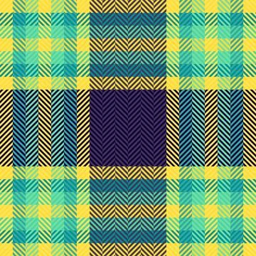 Tribal pattern check background, abstract vector plaid fabric. List texture.. Stock Illustration