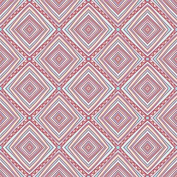 Tribal pattern with rhombus Stock Illustration