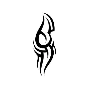 Tribal pattern tattoo vector art design,tattoo tribal abstract sleeve, sketch Stock Illustration