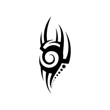 Tribal pattern tattoo vector art design,tattoo tribal abstract sleeve, sketch Illustrazione stock